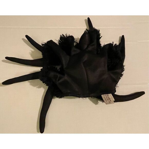 Folkmanis Black Plush Spider puppet Black Hand Glove Puppet Movie Prop Eight Leg - Picture 8 of 13
